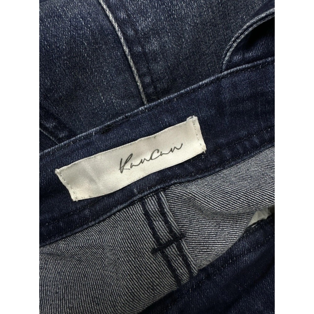 KanCan Oakland High‎ Rise Ankle Skinny Overalls Dark Wash / Women's XS - Picture 6 of 7